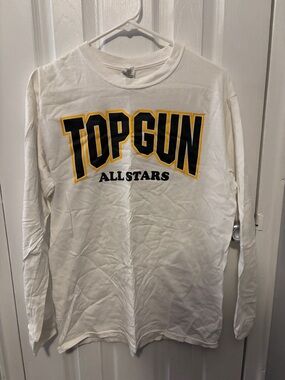 Gildan Top Gun Allstars Long Sleeve Tee with Black & Yellow Logo